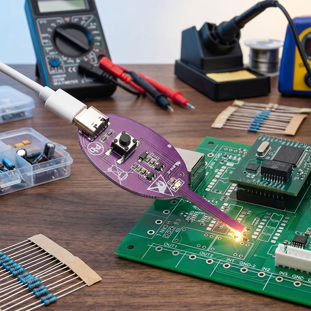 Co Detector Plug - Inductance Tester Motherboard Coil Tester Fault