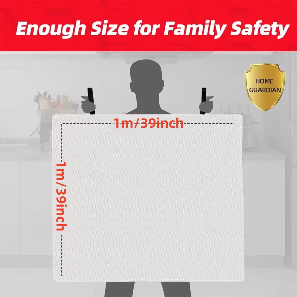 1mx1m Fire Blanket Emergency E - Fire Blanket Kitchen incelemesi ve fiyatı