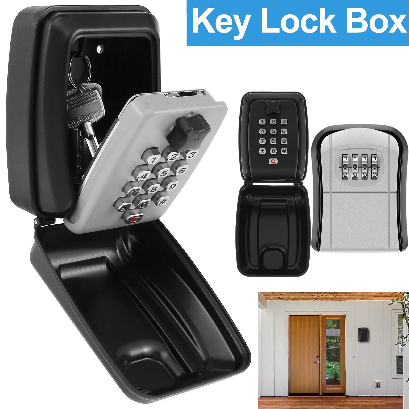 Key Lock Box Wall-Mount Secret - Lockbox Key Secure incelemesi ve fiyatı