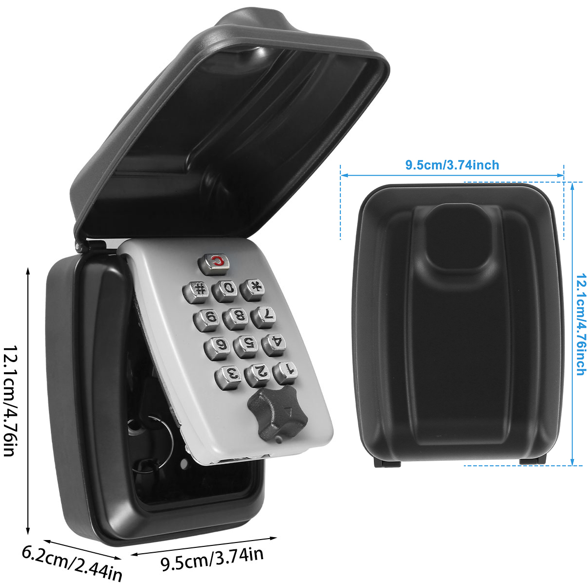 Key Lock Box Wall-Mount Secret - Lockbox Key Secure incelemesi ve fiyatı
