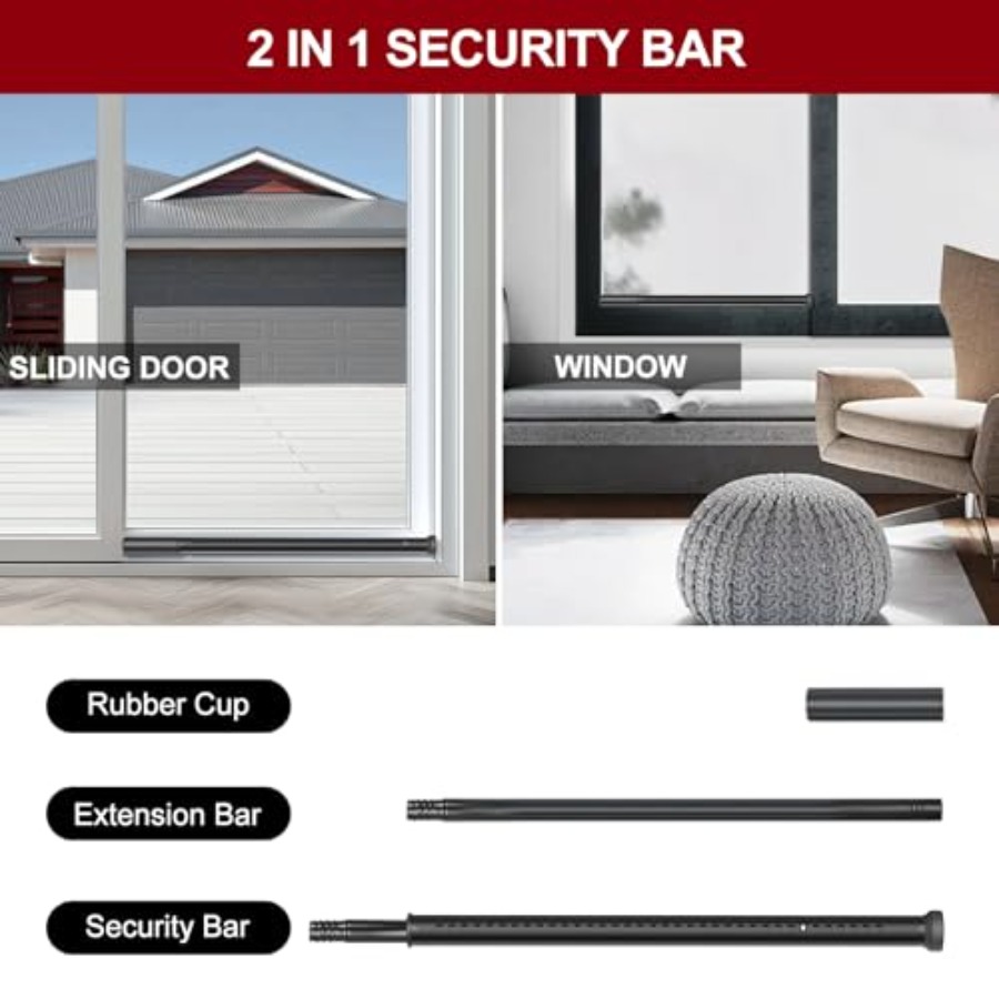 Sliding Door Security Bar, Hea - Window Lock Bar incelemesi ve fiyatı
