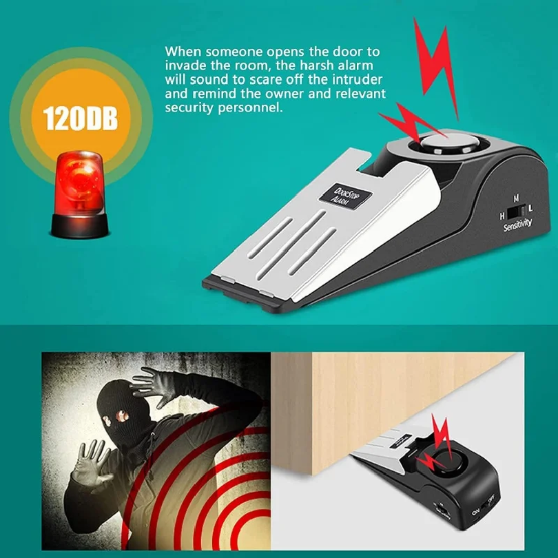 120db Wireless Door Stop Stopp - Door Stop Alarm incelemesi ve fiyatı