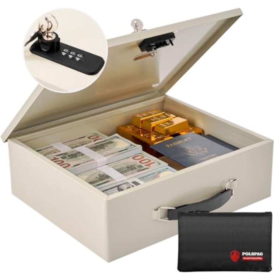 Fireproof Document Box with Ke - Fire Safe Document incelemesi ve fiyatı