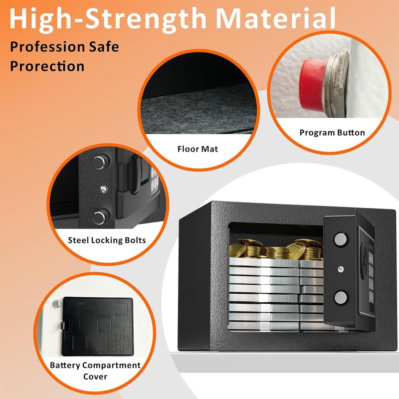 Digital Electronic Safe Box wi - Lockbox Key Secure incelemesi ve fiyatı