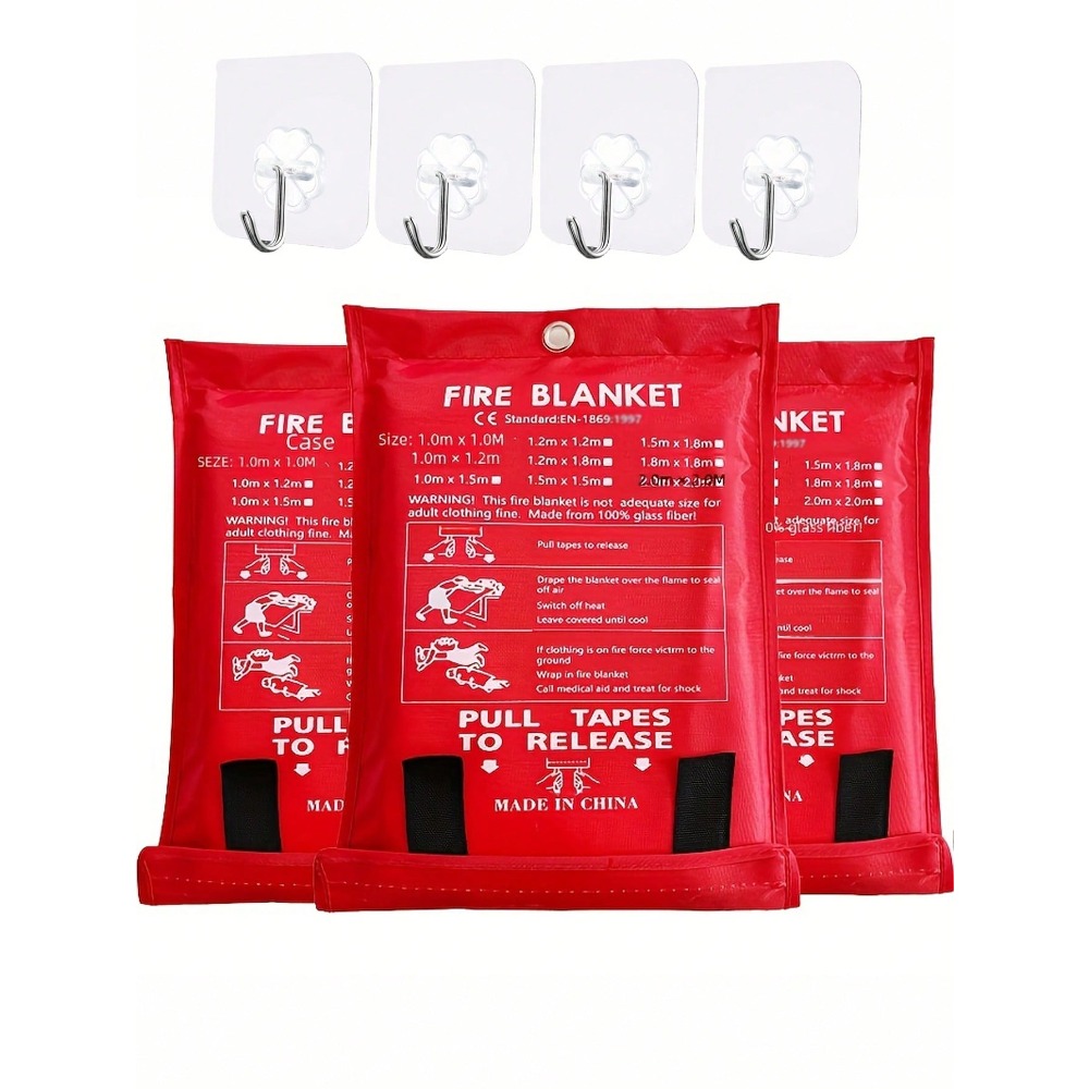 Fire Blanket 39.37 X 39.37 Inc - Fire Blanket Kitchen incelemesi ve fiyatı