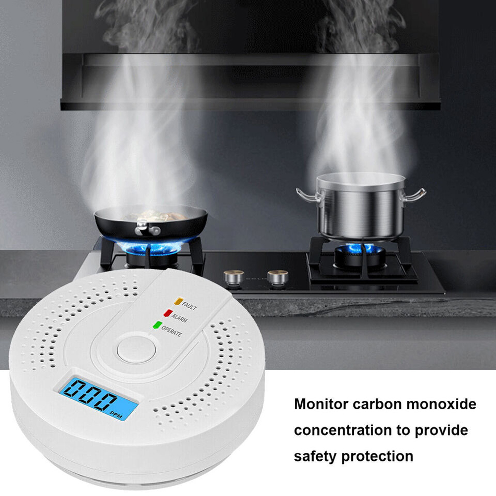 5-1PCS Digital Carbon Monoxide - Smoke Detector Interconnected incelemesi ve fiyatı