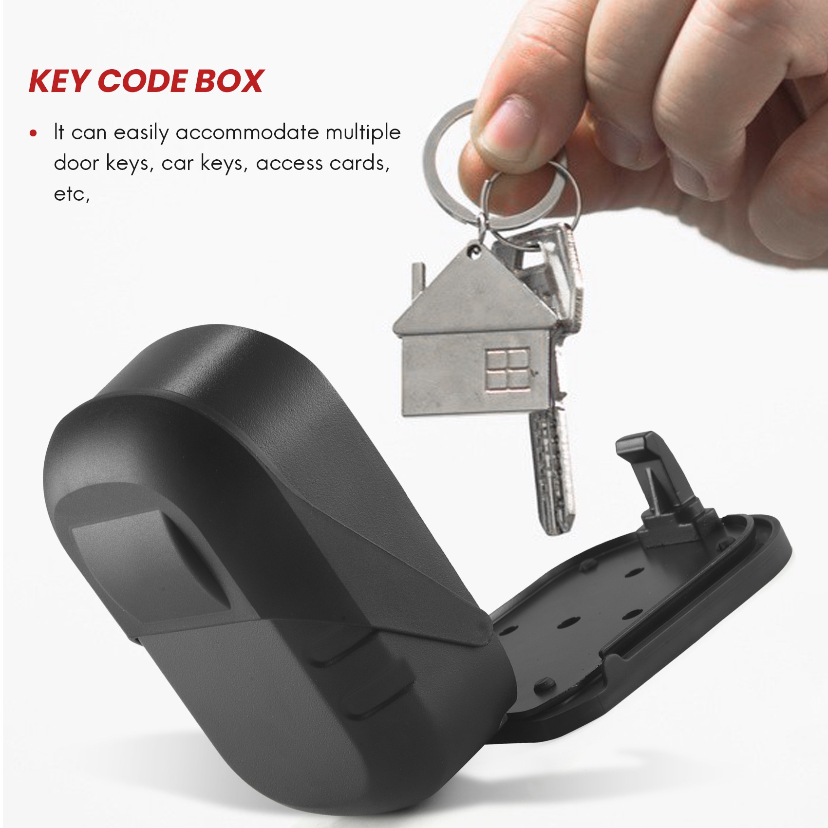 B27B Key Lock Box Wall Mount 4 - Lockbox Key Secure incelemesi ve fiyatı