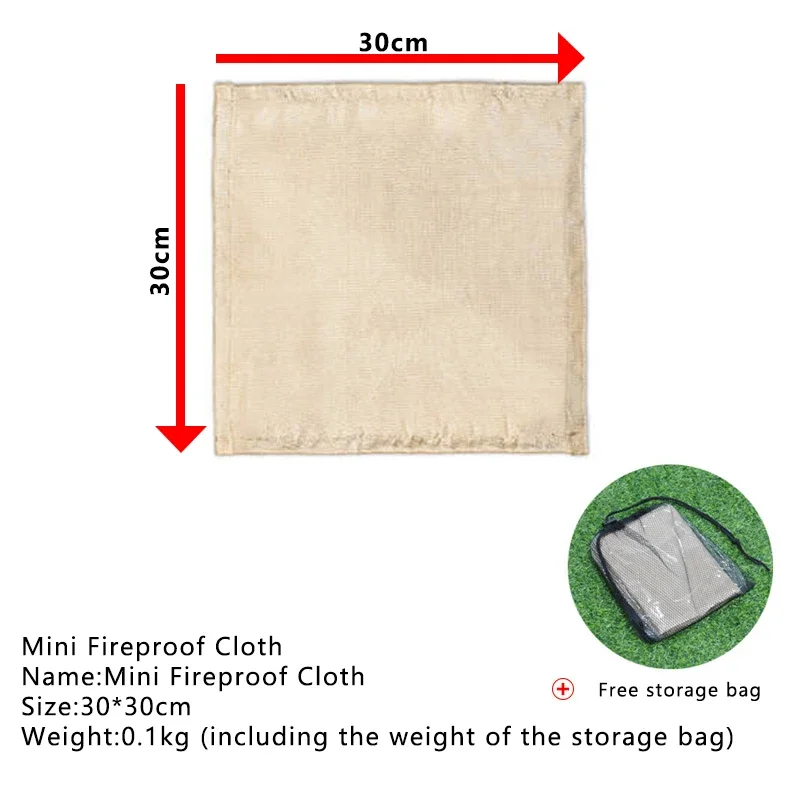 Outdoor Camping Fireproof Clot - Fire Blanket Kitchen incelemesi ve fiyatı