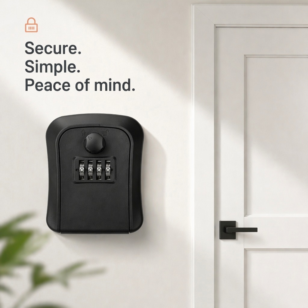 Key Lock Box Wall Mount Lockbo - Lockbox Key Secure incelemesi ve fiyatı