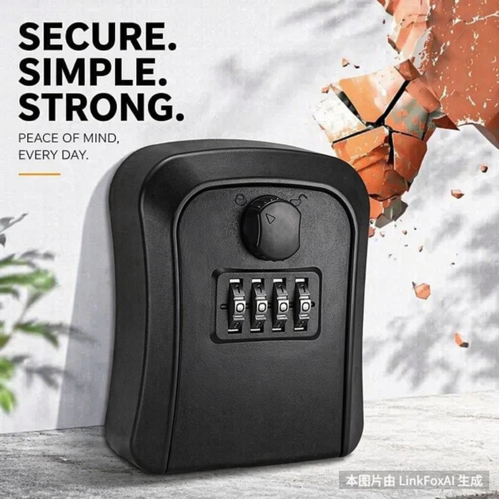 Key Lock Box Wall Mount Lockbo - Lockbox Key Secure incelemesi ve fiyatı