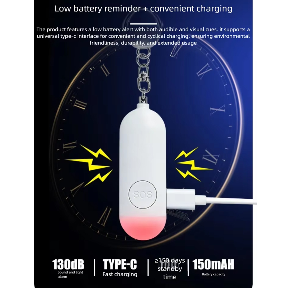 Self Defense Alarm LED Light R - Personal Alarm Keychain incelemesi ve fiyatı