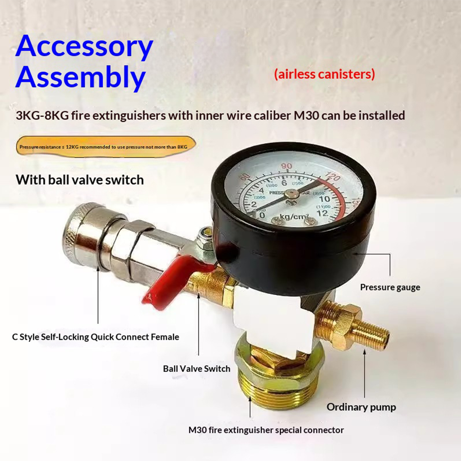 Small Air Tank Pressures Adapt - Fire Extinguisher Small incelemesi ve fiyatı