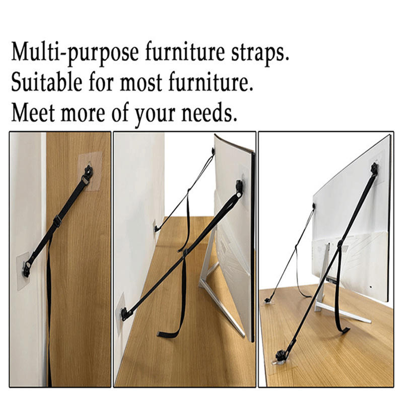No Drill Adhesive Furniture An - Earthquake Anchor Strap incelemesi ve fiyatı