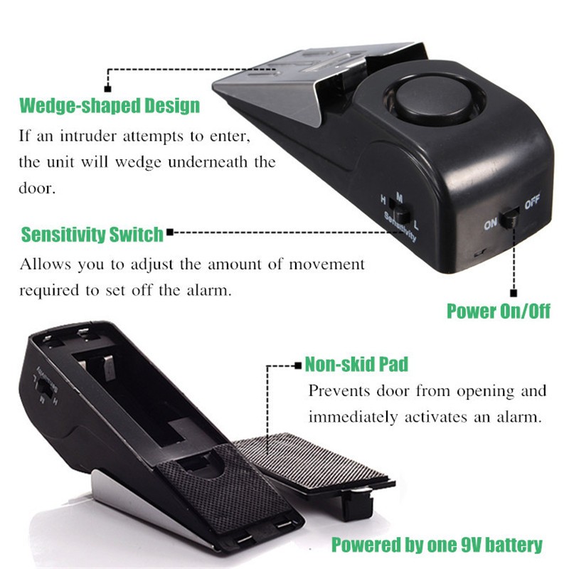 KERUI 125DB Anti-theft Burglar - Door Stop Alarm incelemesi ve fiyatı
