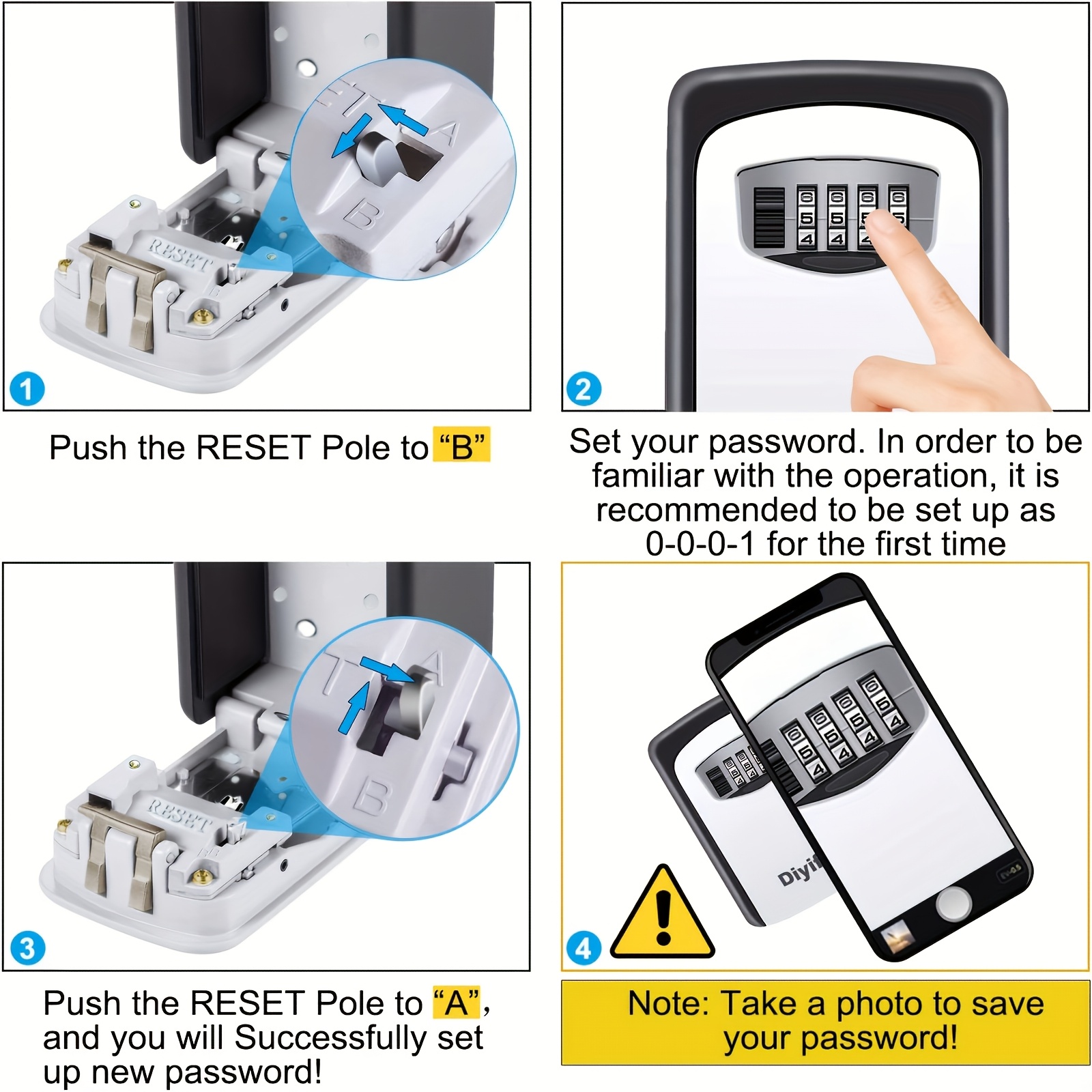 1pc Ultra-Secure Safety Key Bo - Lockbox Key Secure incelemesi ve fiyatı