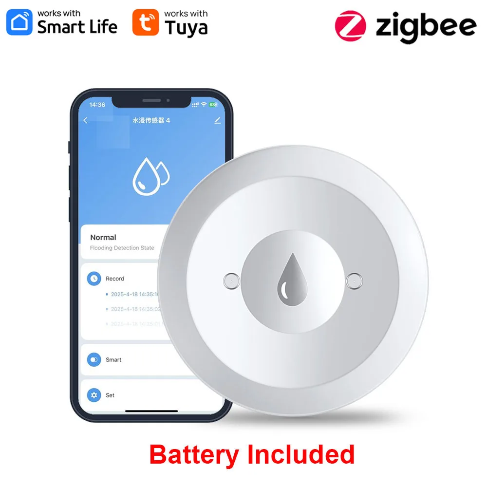 Haozee Tuya Smart ZigBee3.0 Sm - Water Alarm Sensor incelemesi ve fiyatı