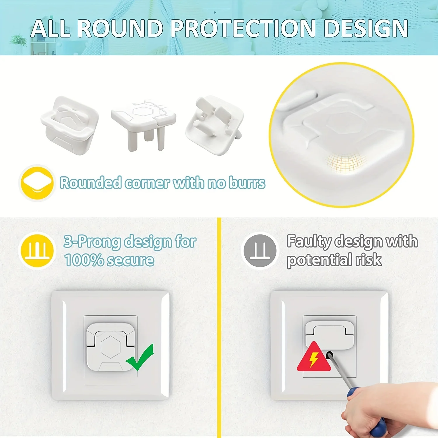 1-20Pc Baby Proof Outlet Cover - Outlet Cover Baby incelemesi ve fiyatı
