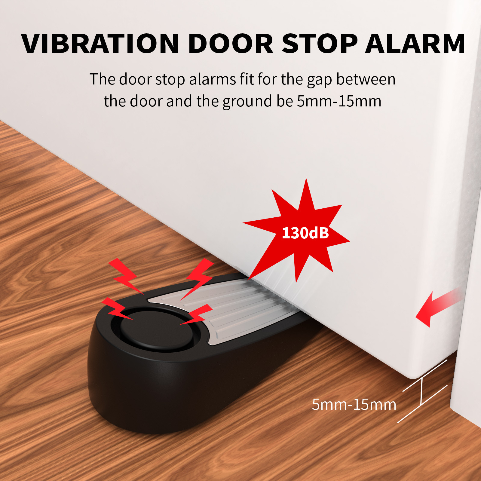 Wireless 130dB Door Stop Alarm - Door Stop Alarm incelemesi ve fiyatı