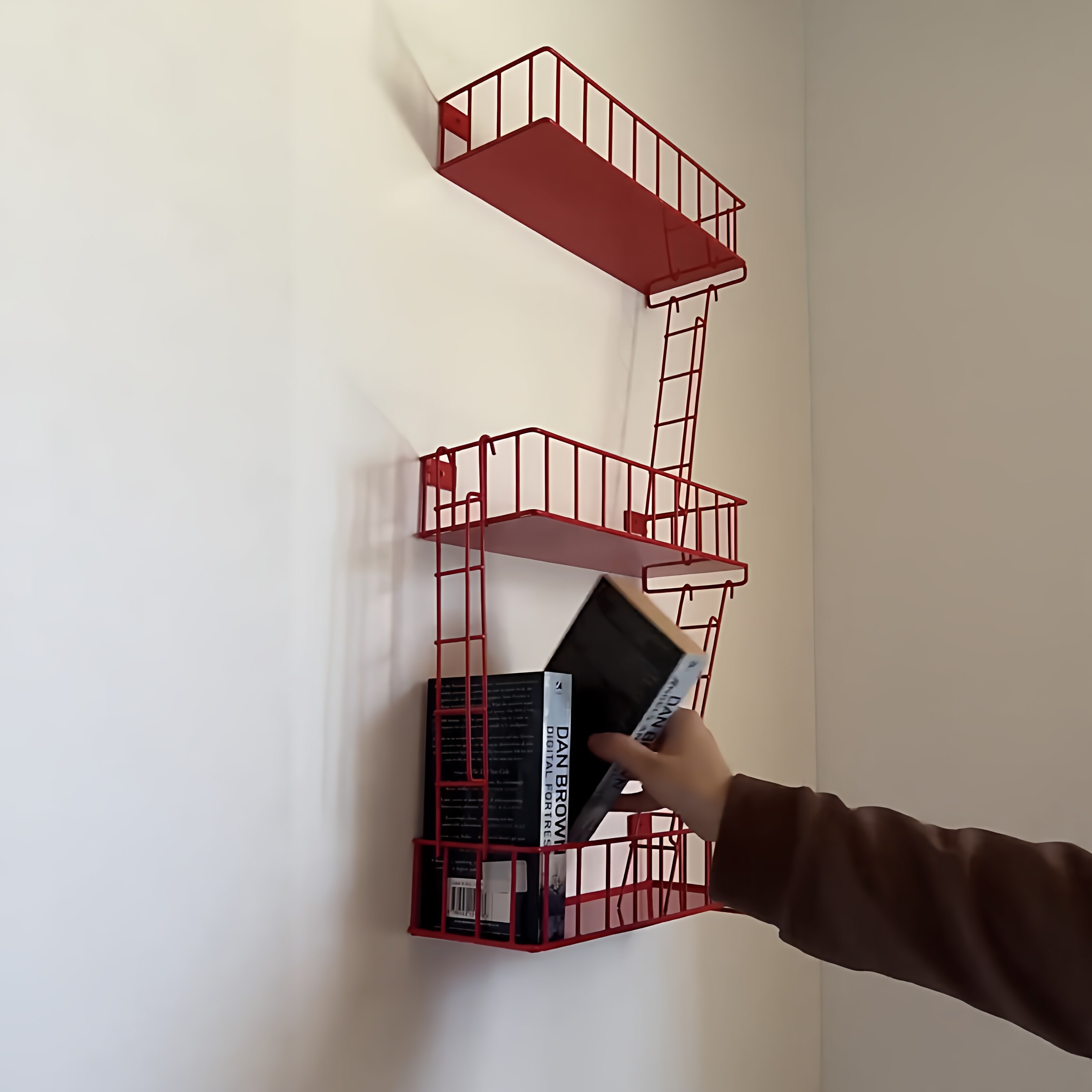 Fire Escape Wall Shelf, 3-Tier - Fire Escape Ladder incelemesi ve fiyatı