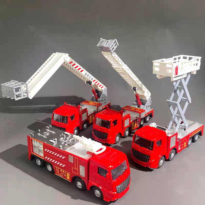 1:55 Diecast Fire Truck Model  - Fire Escape Ladder incelemesi ve fiyatı