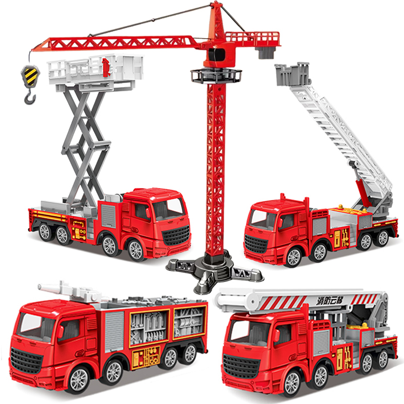 1:55 Diecast Fire Truck Model  - Fire Escape Ladder incelemesi ve fiyatı