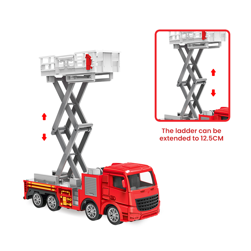 1:55 Diecast Fire Truck Model  - Fire Escape Ladder incelemesi ve fiyatı