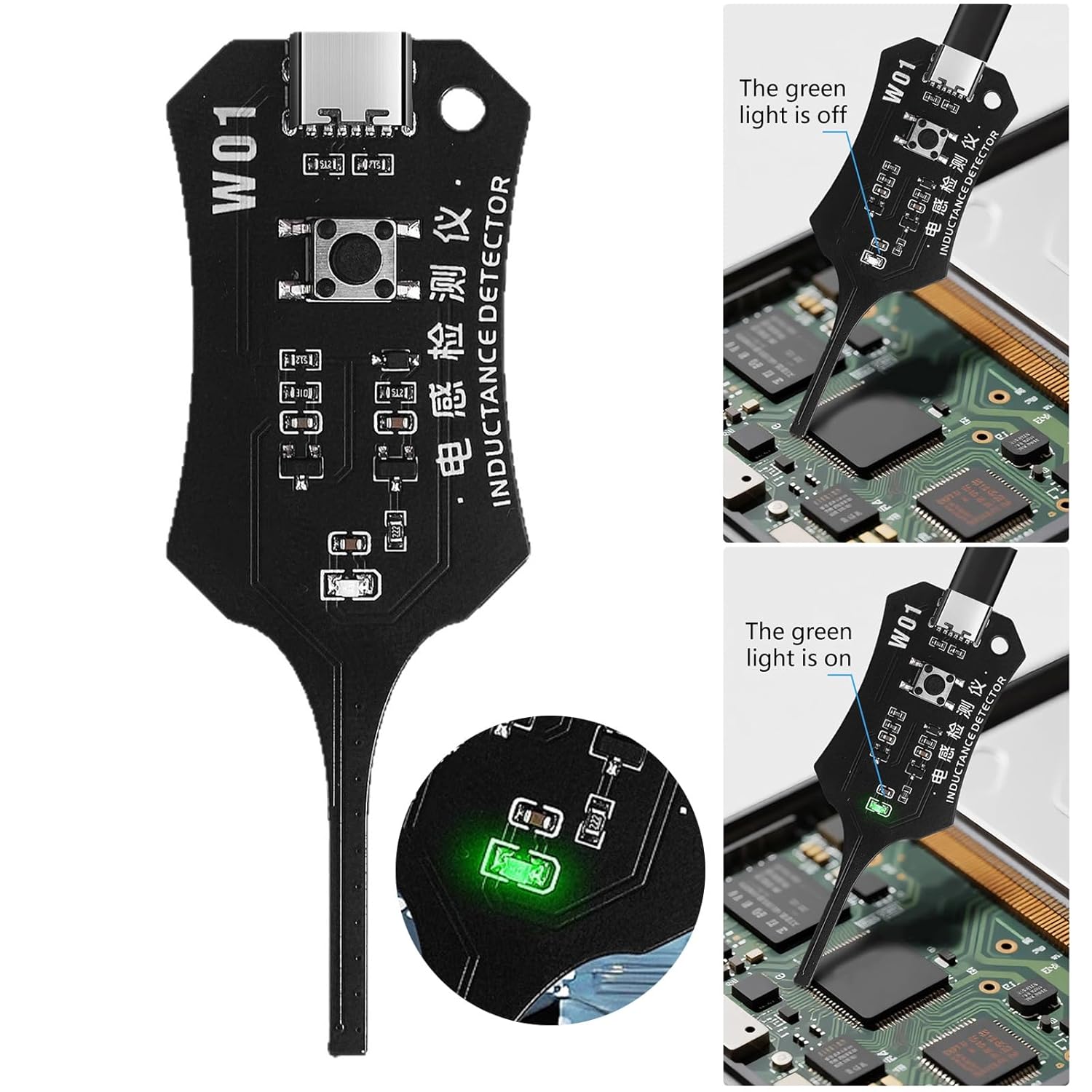 1PC W01 Motherboard Coil Teste - Co Detector Plug incelemesi ve fiyatı