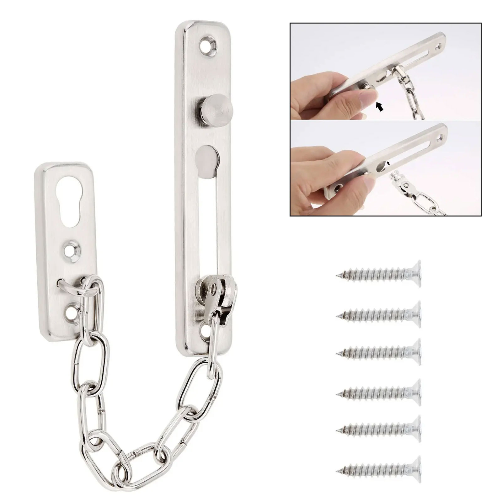 Solid Security Door Sliding Ch - Security Chain Door incelemesi ve fiyatı