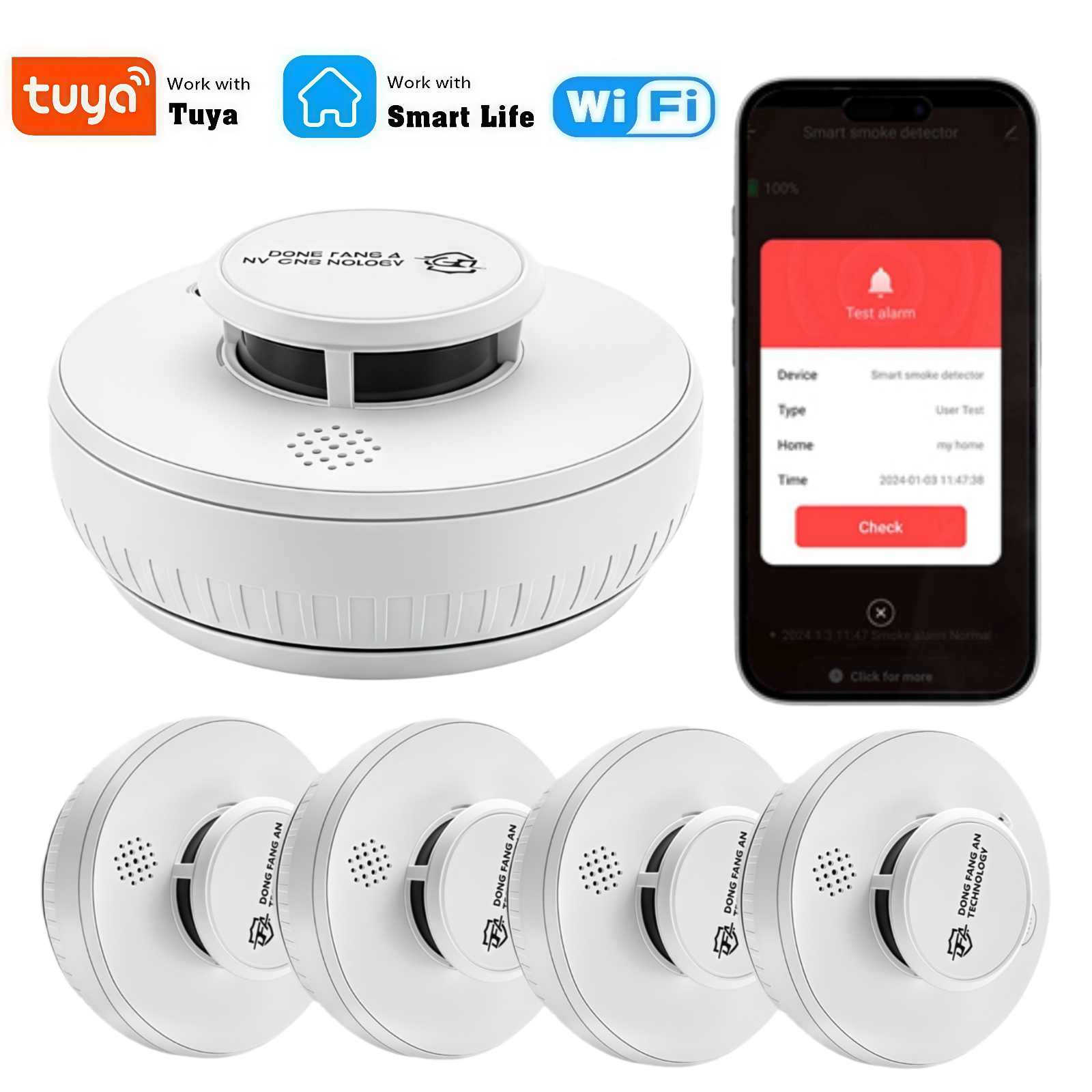 DFA Wifi Smoke Detector 2 in1  - Smoke Detector Interconnected incelemesi ve fiyatı