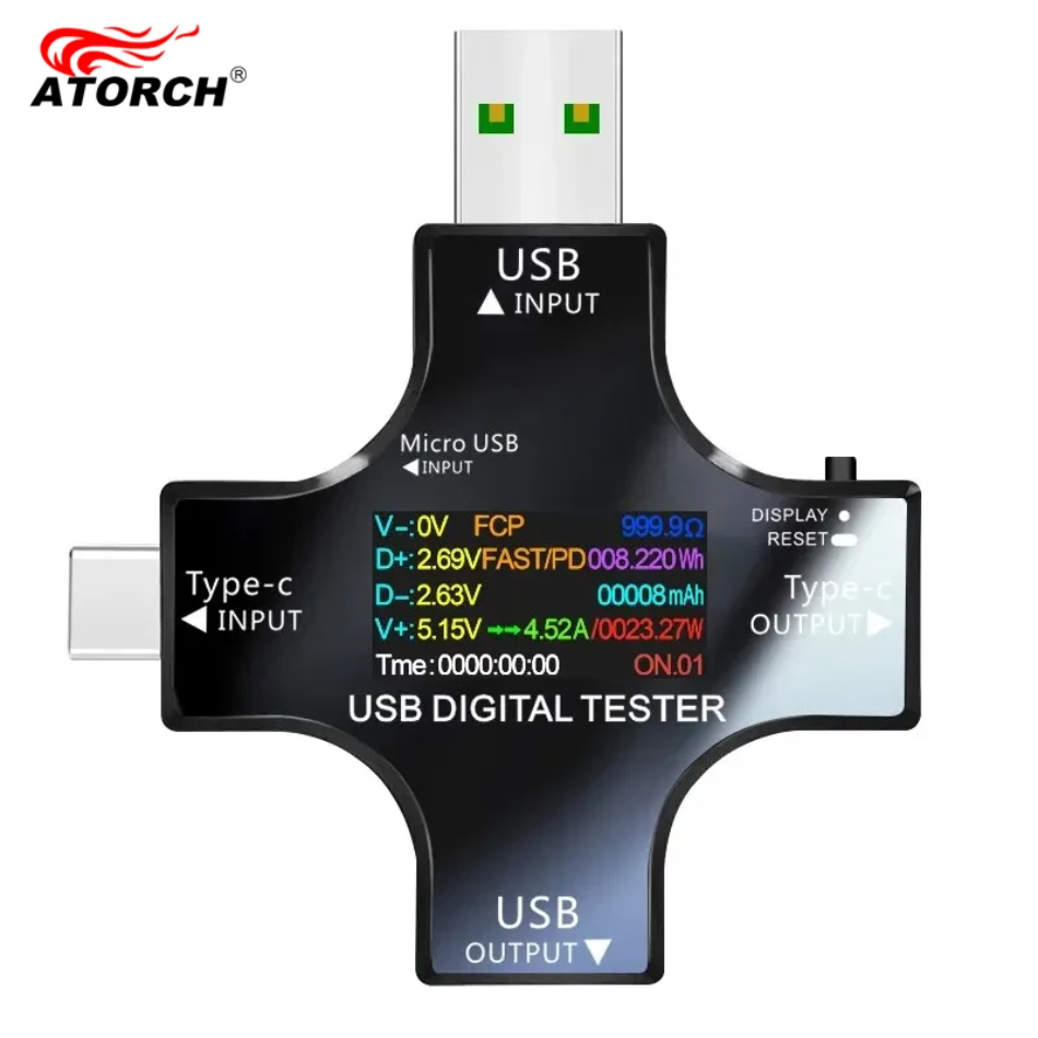 USB Tester DC Type-C PD Digita - Co Detector Plug incelemesi ve fiyatı