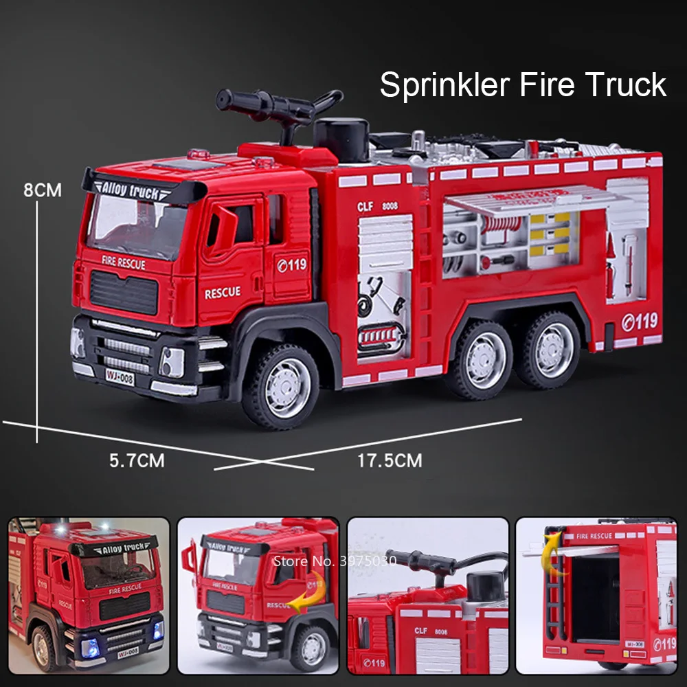 1/32 Fire Engine Car Toy Model - Fire Escape Ladder incelemesi ve fiyatı