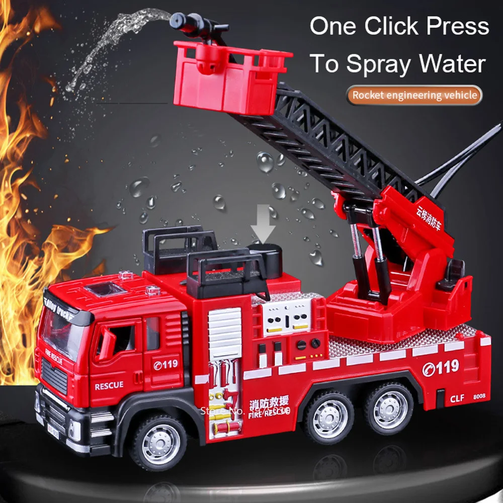 1/32 Fire Engine Car Toy Model - Fire Escape Ladder incelemesi ve fiyatı