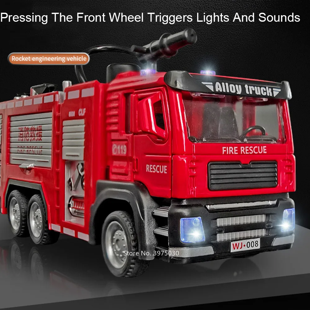 1/32 Fire Engine Car Toy Model - Fire Escape Ladder incelemesi ve fiyatı