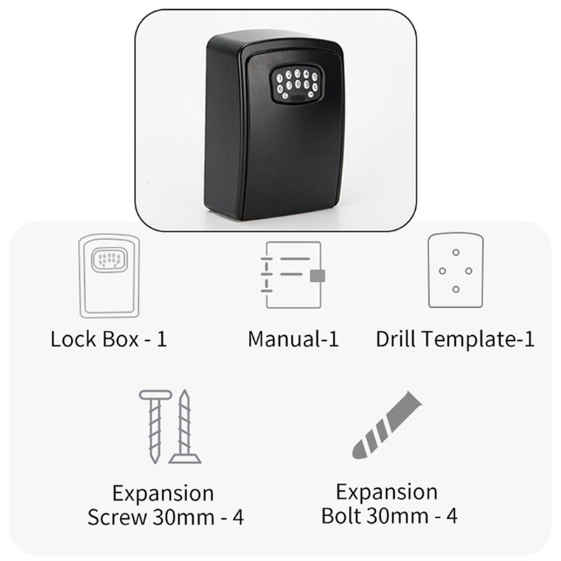A92Z TUYA Smart Key Box Blueto - Lockbox Key Secure incelemesi ve fiyatı