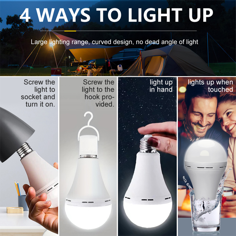 LED Rechargeable Light Bulb Hi - Power Outage Light incelemesi ve fiyatı