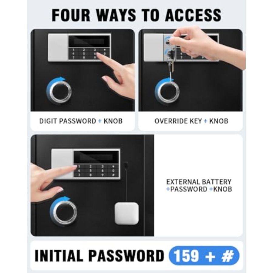 8.4 CuFt Heavy Duty Home Safe  - Lockbox Key Secure incelemesi ve fiyatı
