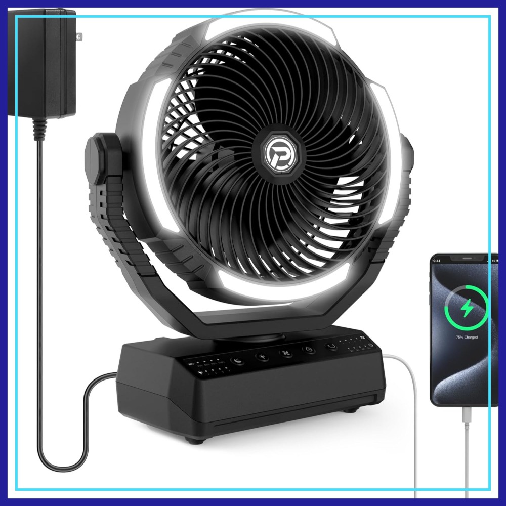 20000mAh Camping Fan with Ligh - Power Outage Light incelemesi ve fiyatı