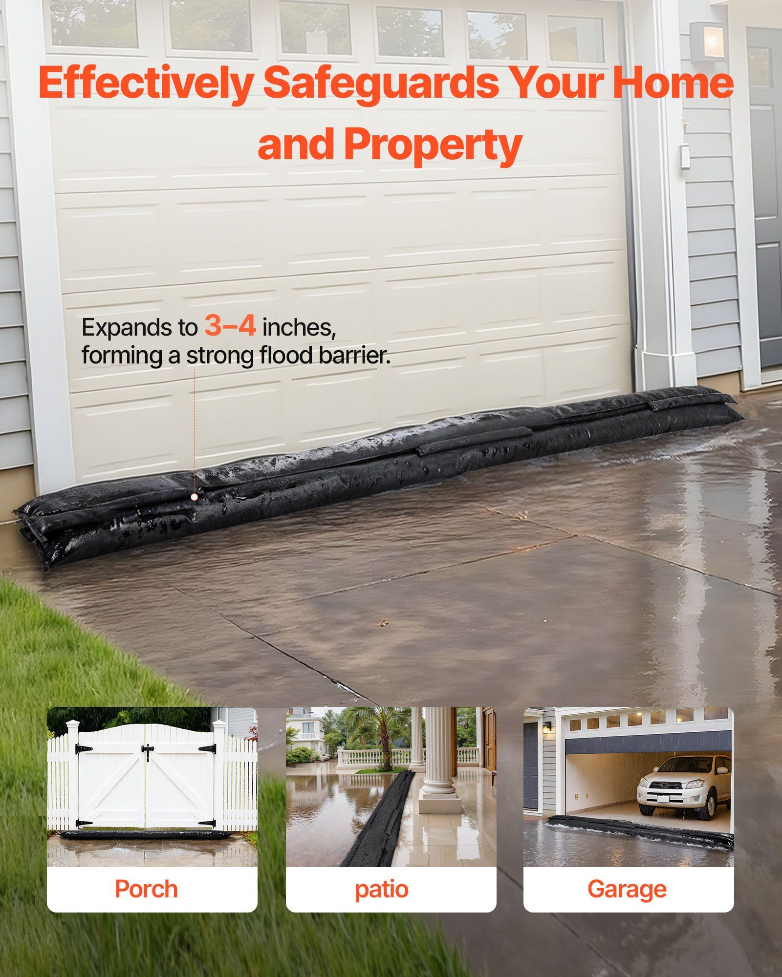 Flood Barrier, 8 Pack, 10 x 0. - Flood Barrier Bag incelemesi ve fiyatı