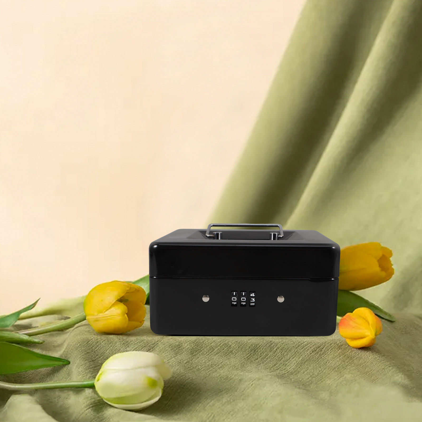 Small Lockable Steel Cash Box  - Lockbox Key Secure incelemesi ve fiyatı