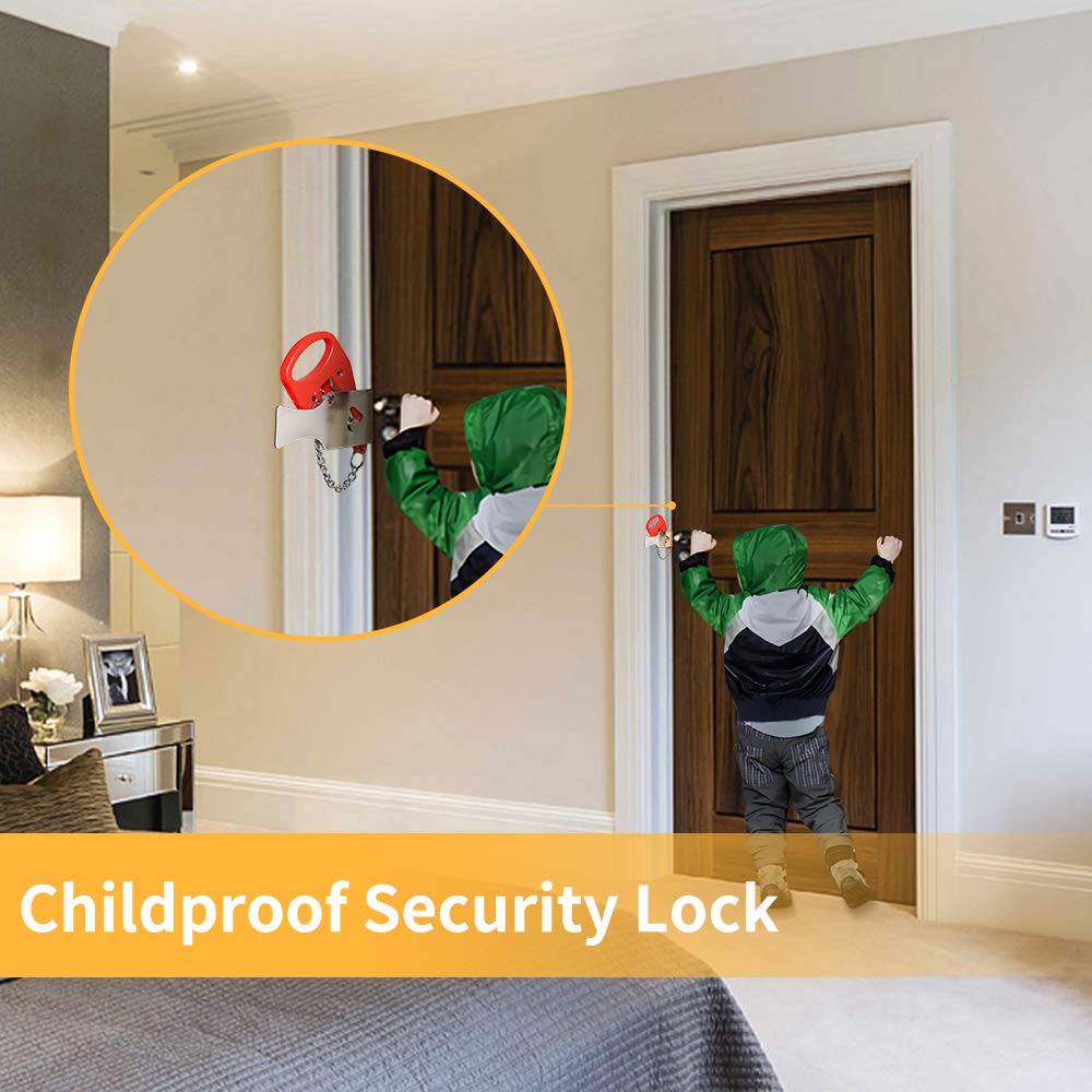KAK Portable Door Lock Keyless - Security Chain Door incelemesi ve fiyatı