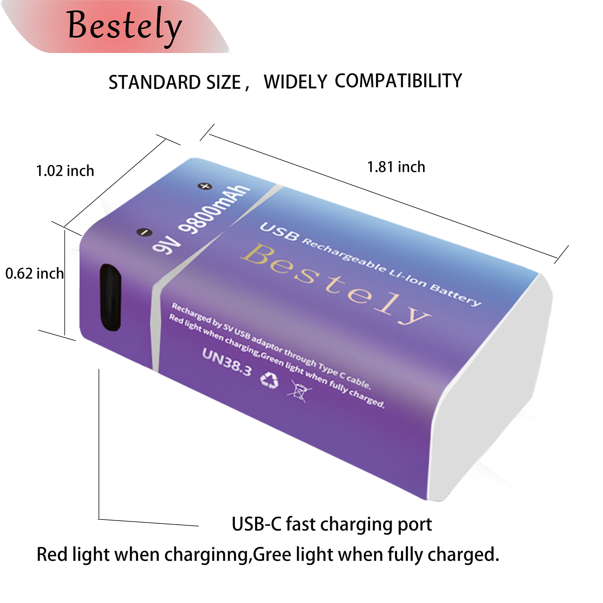 New 9V Rechargeable Li-ion Bat - Smoke Detector Interconnected incelemesi ve fiyatı