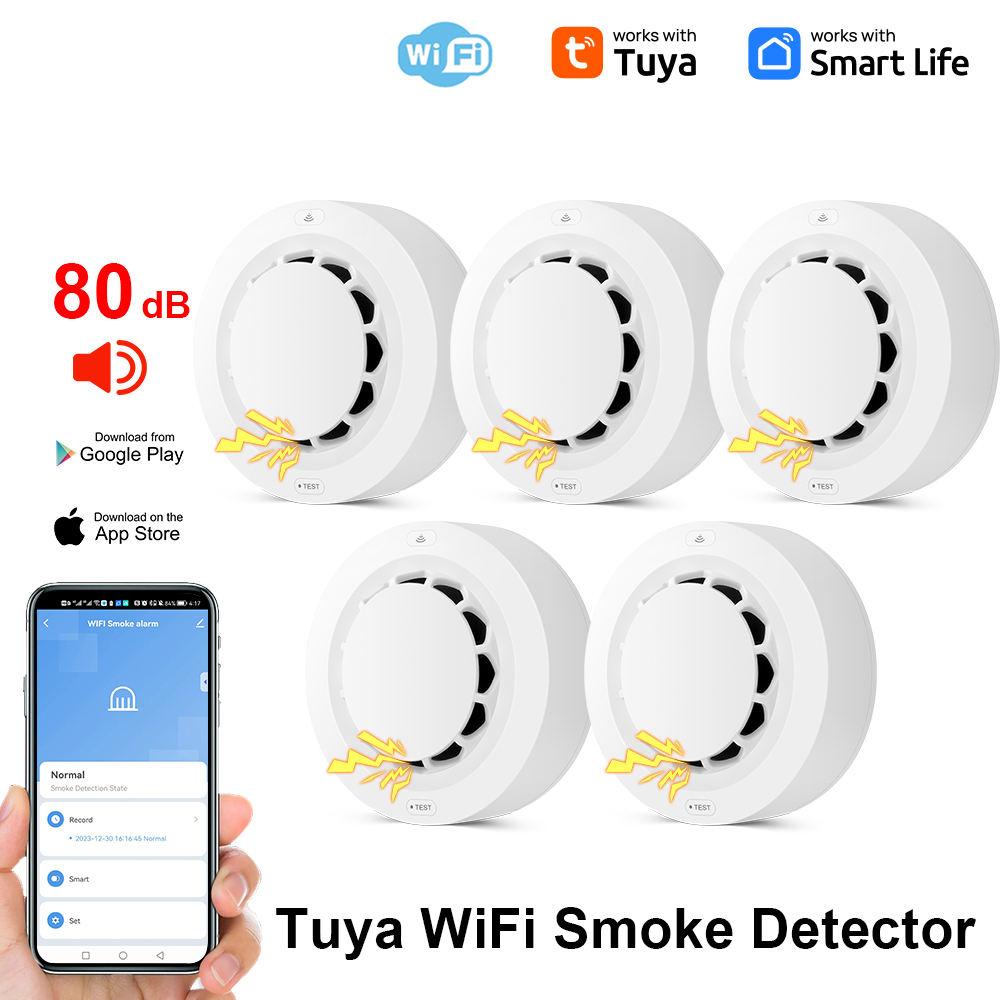 Tuya WiFi Smoke Alarm Fire Pro - Smoke Detector Interconnected incelemesi ve fiyatı
