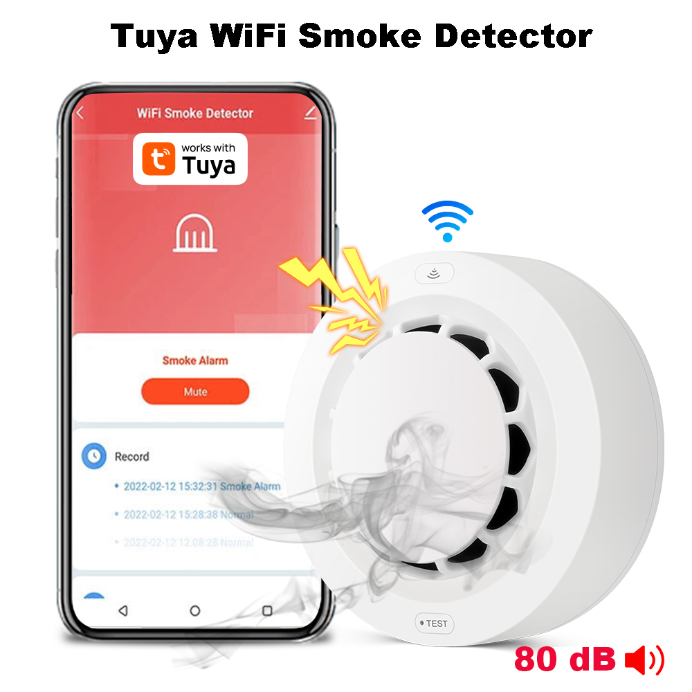 Tuya WiFi Smoke Alarm Fire Pro - Smoke Detector Interconnected incelemesi ve fiyatı