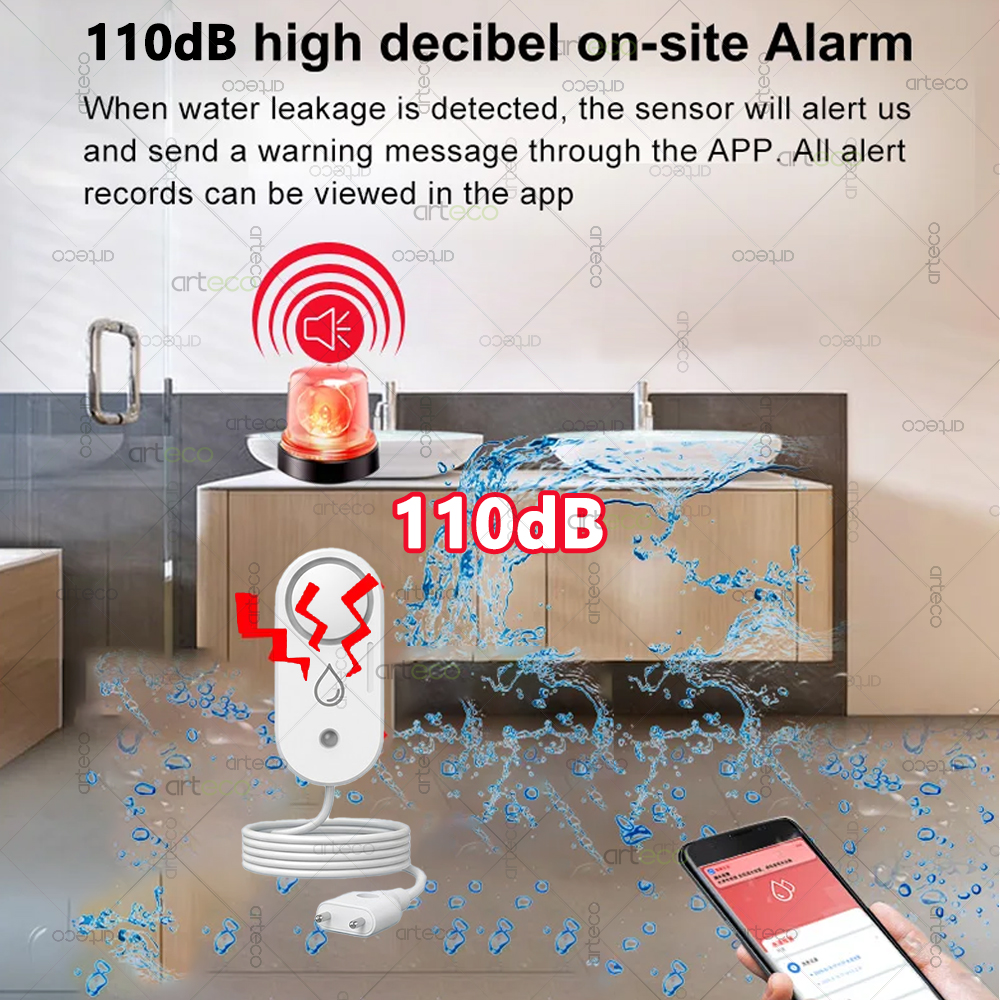 Zigbee Water Leakage Sensor Fl - Water Alarm Sensor incelemesi ve fiyatı