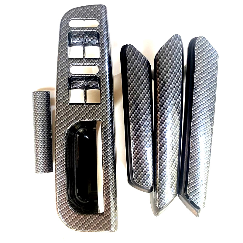 Carbon fiber pattern door hand - Window Lock Bar incelemesi ve fiyatı