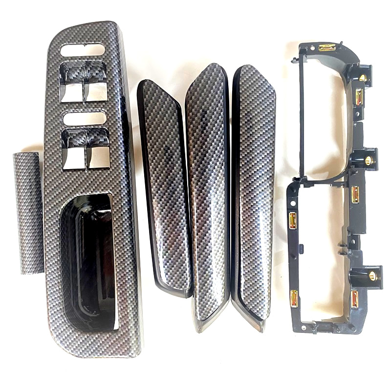 Carbon fiber pattern door hand - Window Lock Bar incelemesi ve fiyatı