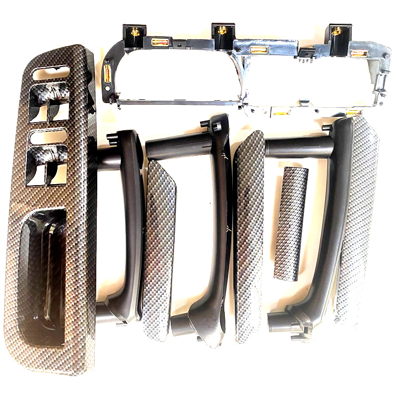 Carbon fiber pattern door hand - Window Lock Bar incelemesi ve fiyatı