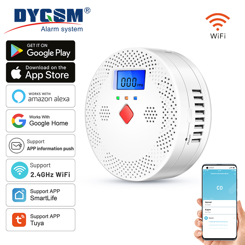 Tuya WiFi Smart Carbon Monoxid - Co Detector Plug incelemesi ve fiyatı