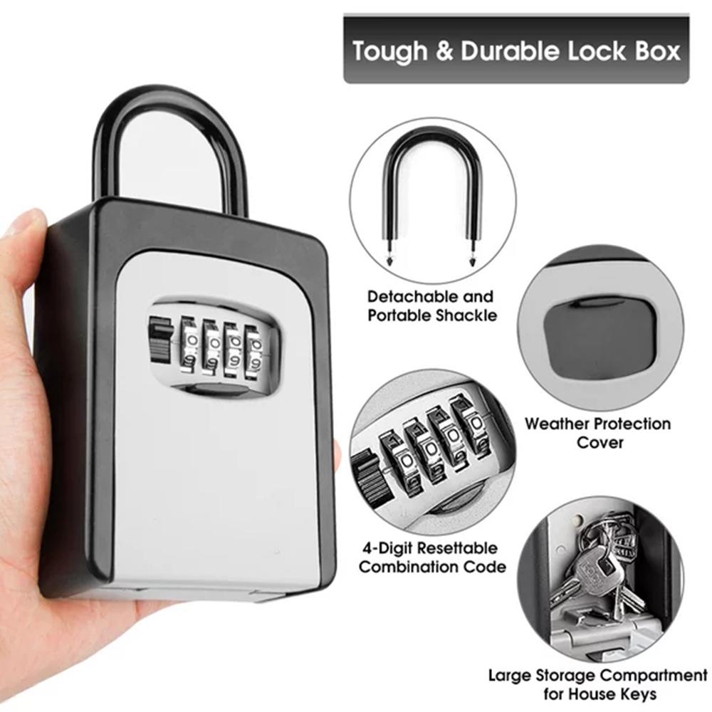 Wall-Mounted Key Storage Box P - Lockbox Key Secure incelemesi ve fiyatı