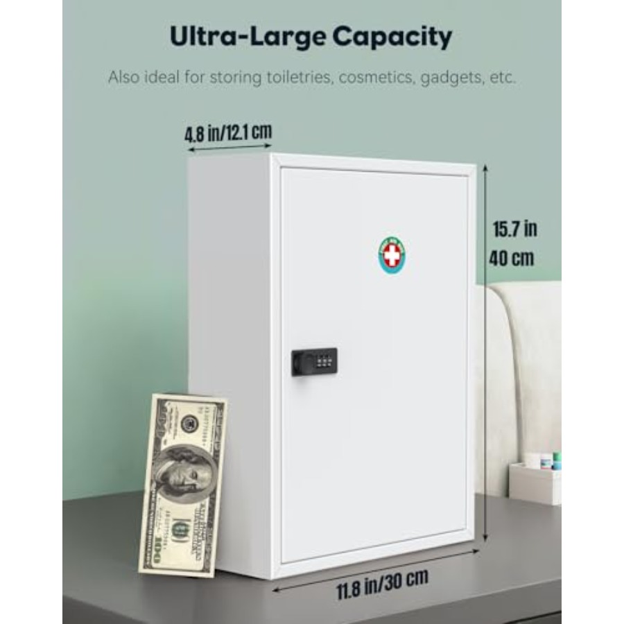 Wall Mount Medicine Cabinet wi - Medicine Cabinet Lock incelemesi ve fiyatı